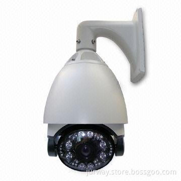 IR PTZ Dome Camera with Auto/Manual Focus, Built-in Heater and Fan
